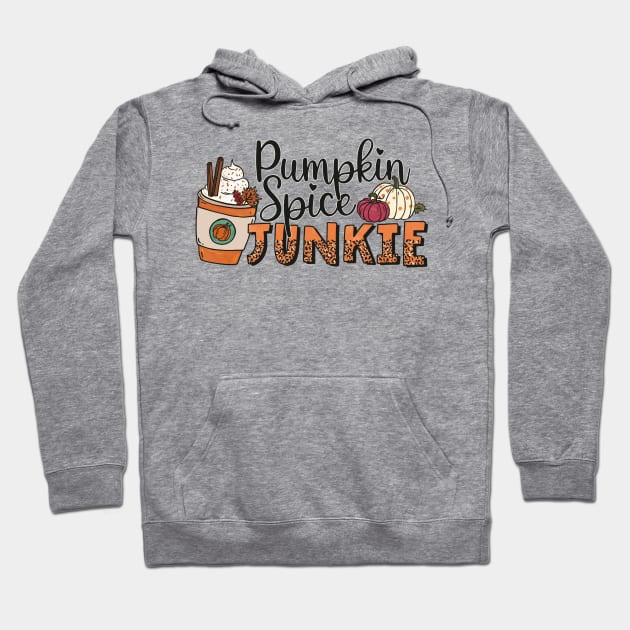 Pumpkin Spice Junkie Hoodie by Erin Decker Creative